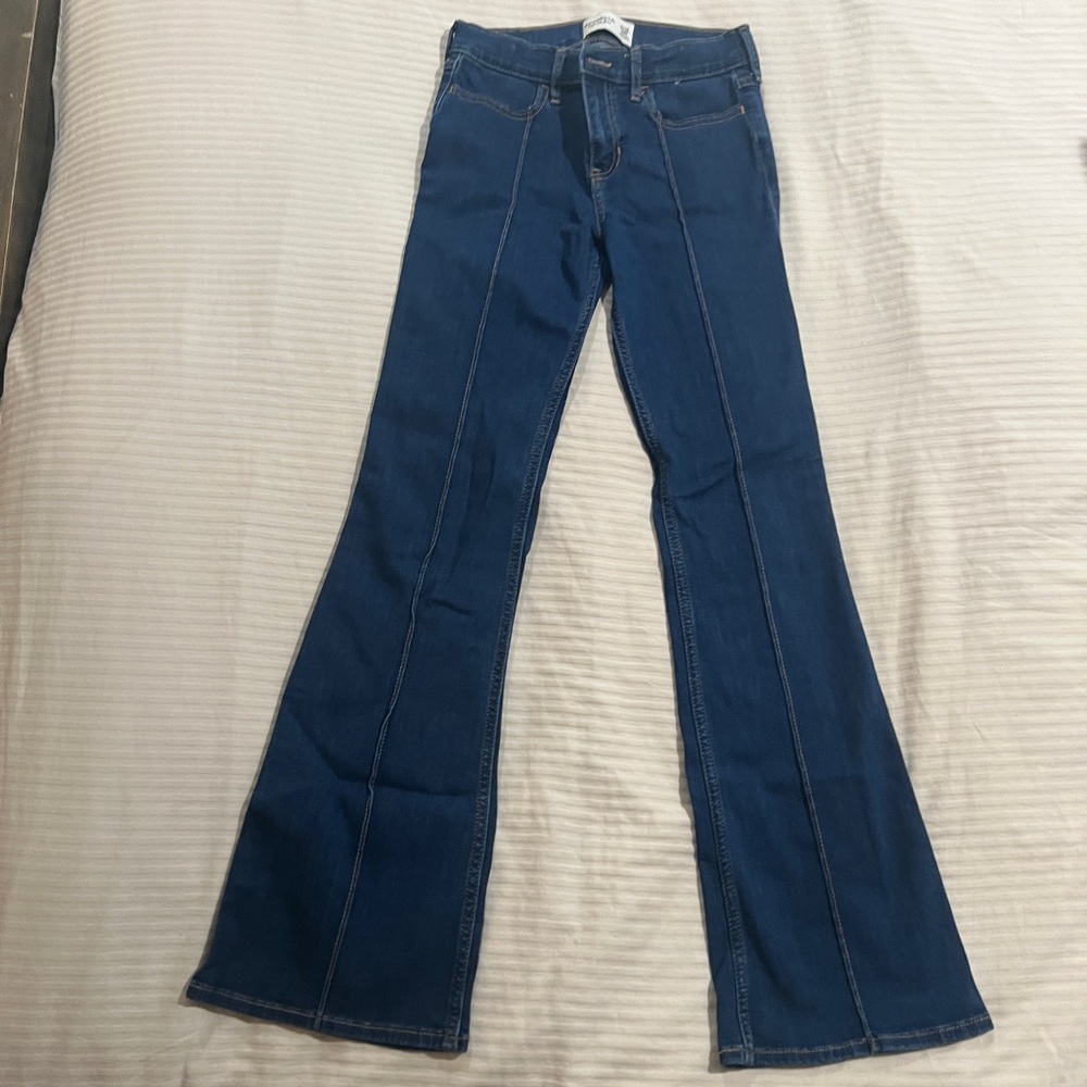 Abercrombie Kids Blue Flared Jeans 11/12